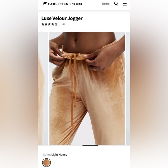 Fabletics 3X Velvet Joggers - Picture 5 of 10